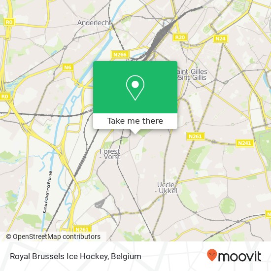 Royal Brussels Ice Hockey map