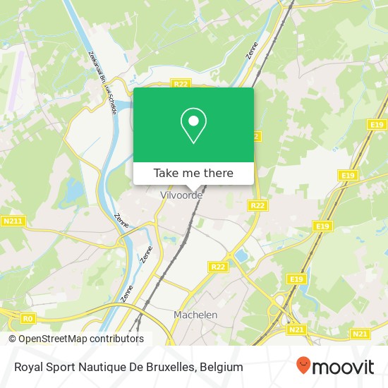 Royal Sport Nautique De Bruxelles map