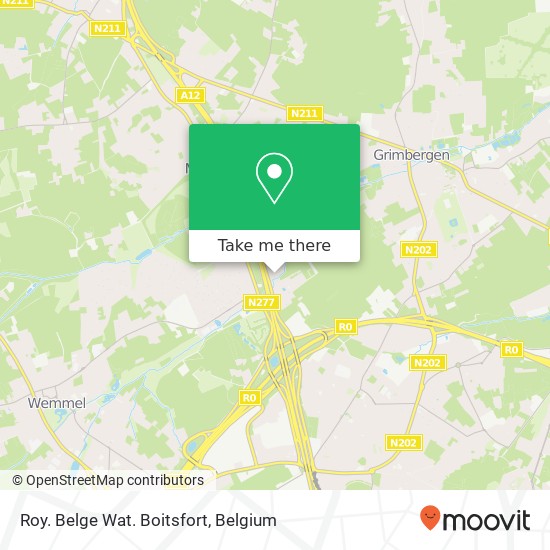 Roy. Belge Wat. Boitsfort map