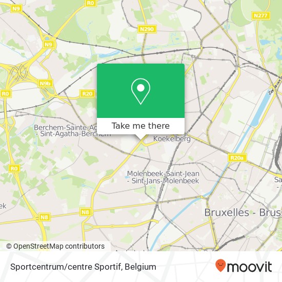 Sportcentrum/centre Sportif map