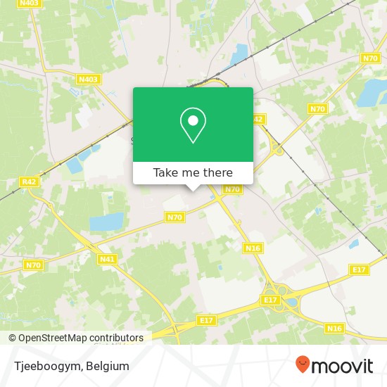 Tjeeboogym map