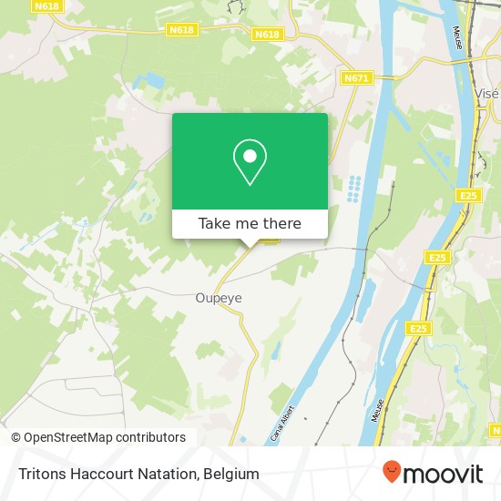 Tritons Haccourt Natation map