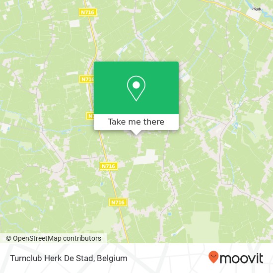 Turnclub Herk De Stad map