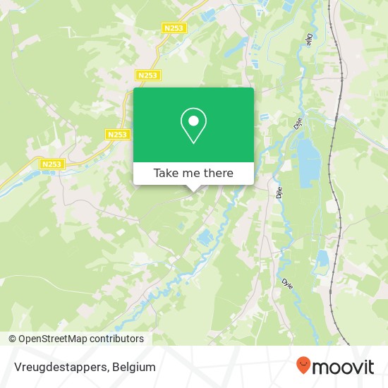 Vreugdestappers map