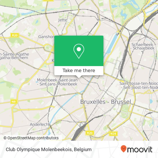 Club Olympique Molenbeekois map