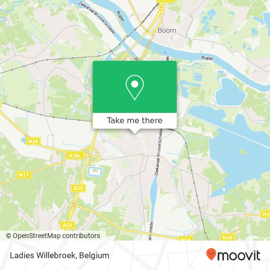 Ladies Willebroek map