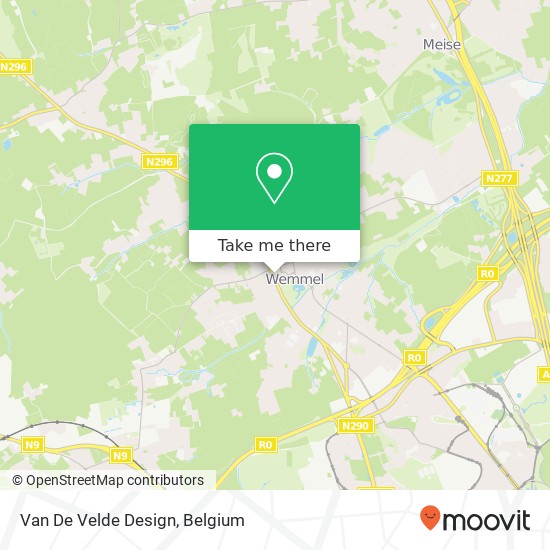 Van De Velde Design map