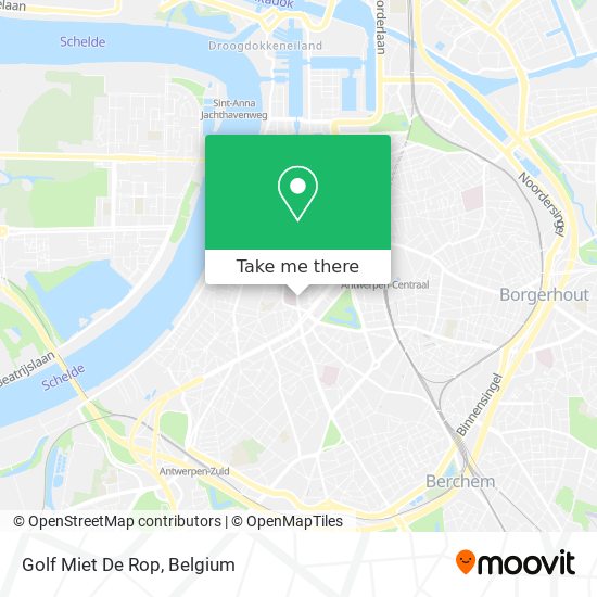 Golf Miet De Rop map