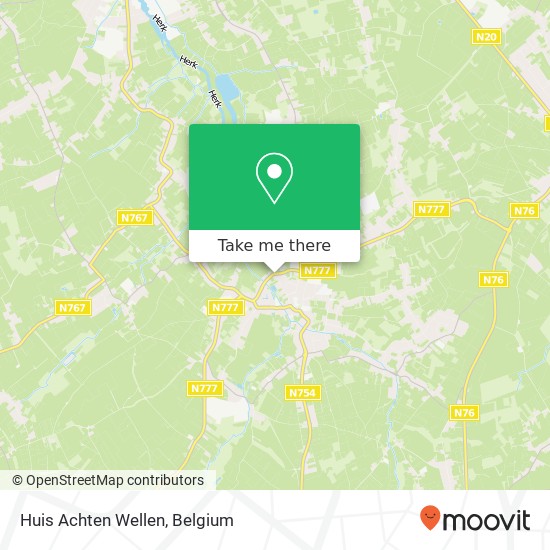 Huis Achten Wellen map