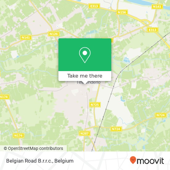 Belgian Road B.r.r.c. map