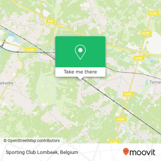 Sporting Club Lombeek map