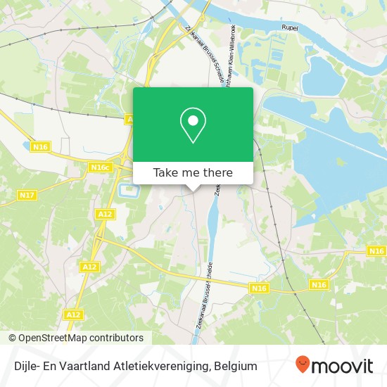 Dijle- En Vaartland Atletiekvereniging plan