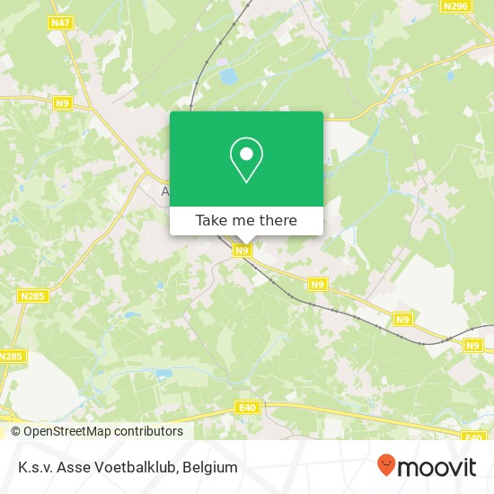 K.s.v. Asse Voetbalklub map