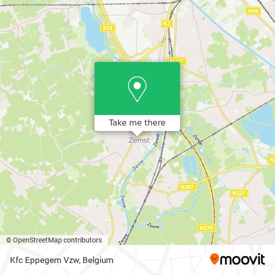 Kfc Eppegem Vzw map