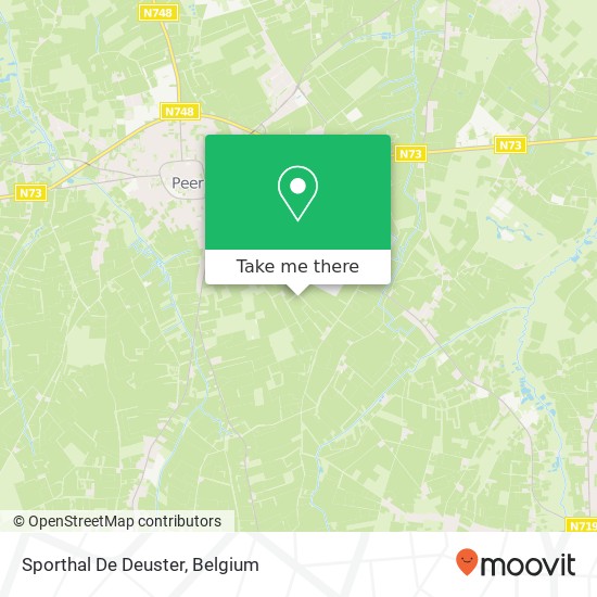 Sporthal De Deuster map