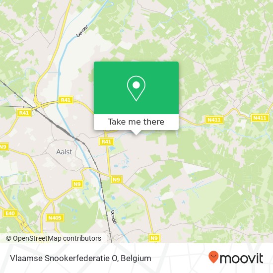 Vlaamse Snookerfederatie O map