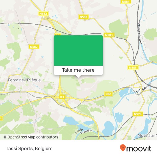 Tassi Sports map