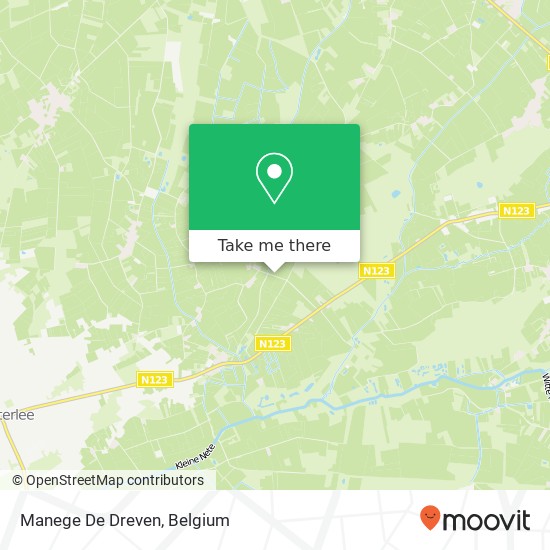 Manege De Dreven map