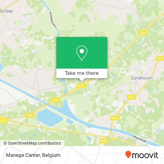 Manege Canter map