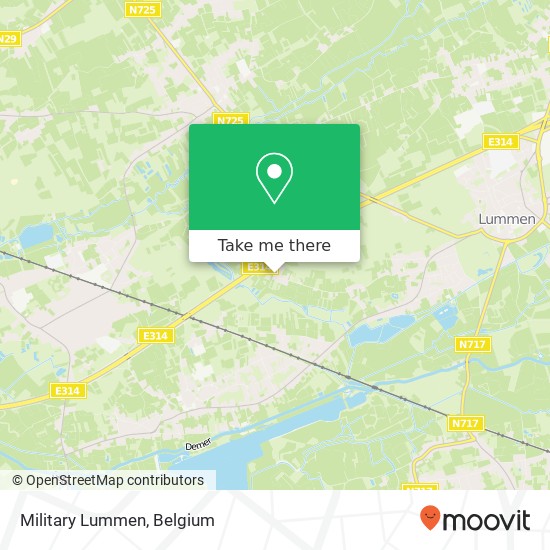 Military Lummen map