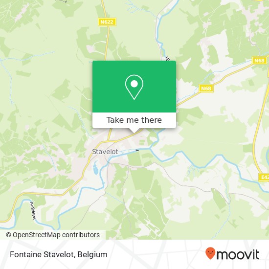 Fontaine Stavelot map