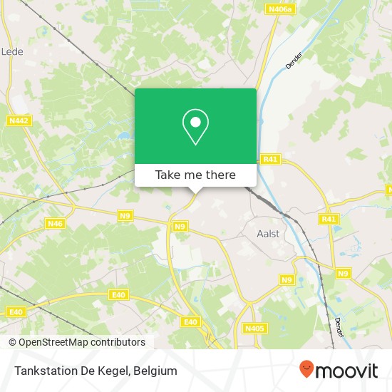 Tankstation De Kegel map