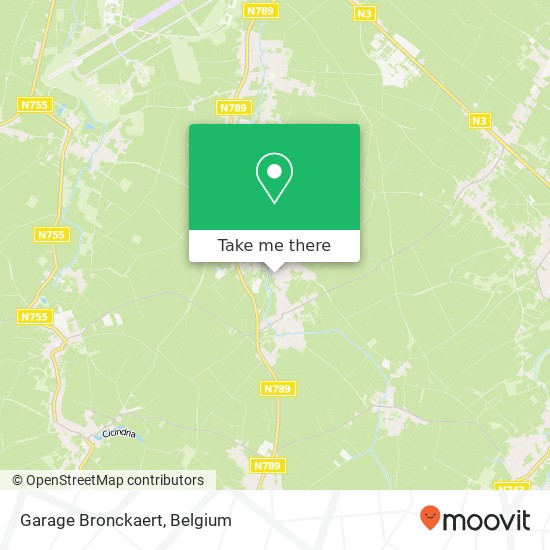 Garage Bronckaert map