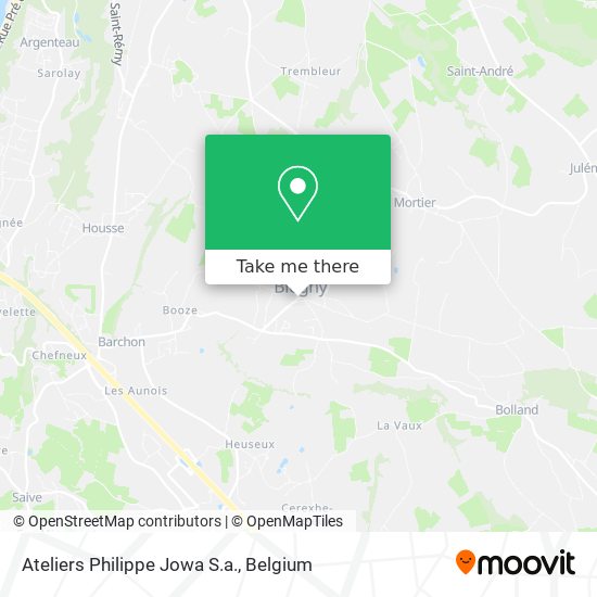 Ateliers Philippe Jowa S.a. map
