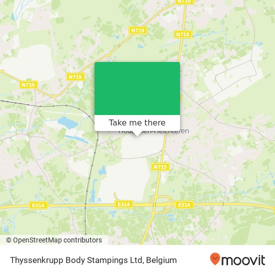 Thyssenkrupp Body Stampings Ltd map