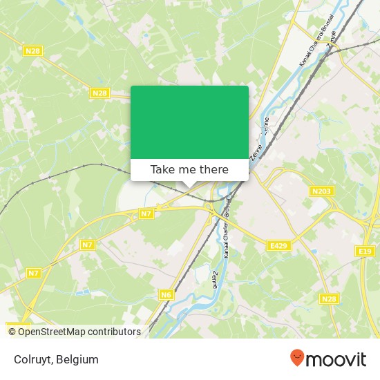 Colruyt map