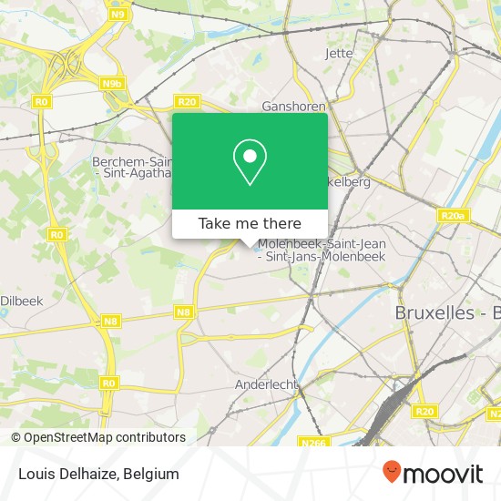 Louis Delhaize map