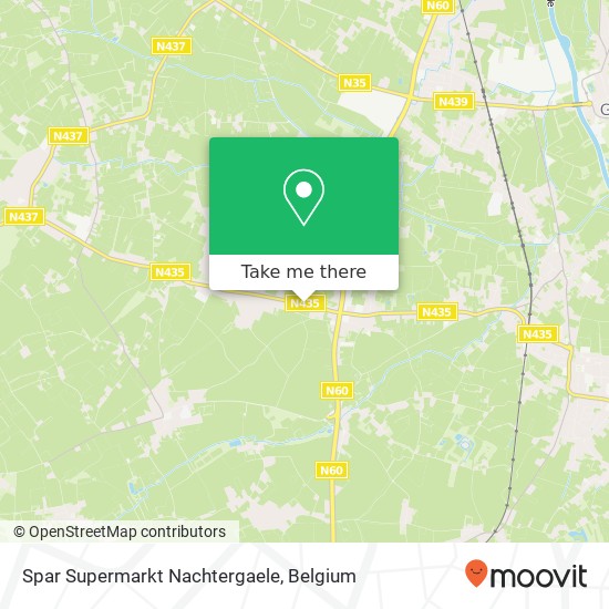 Spar Supermarkt Nachtergaele map