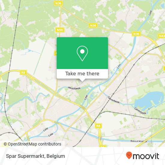 Spar Supermarkt map