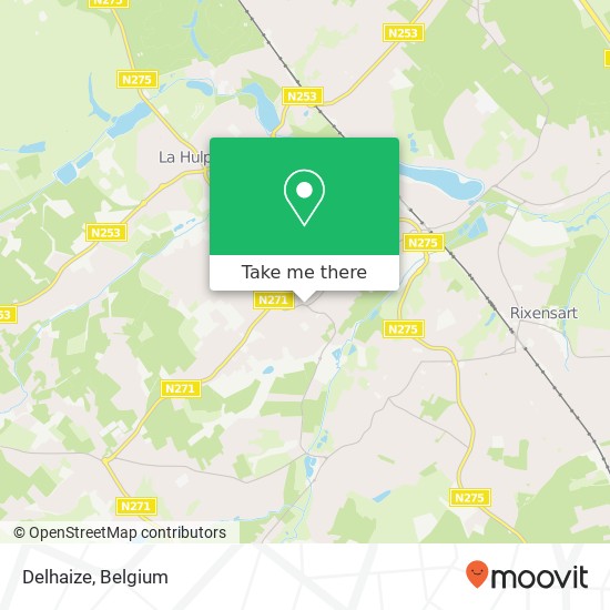 Delhaize map