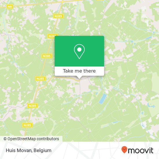 Huis Movan map