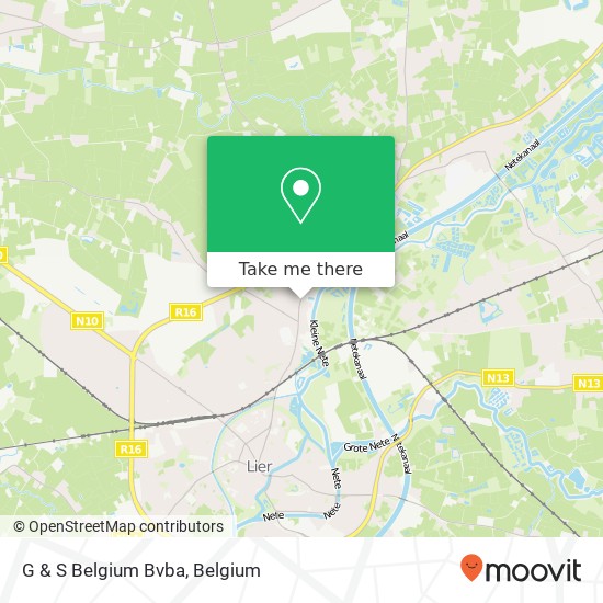 G & S Belgium Bvba map