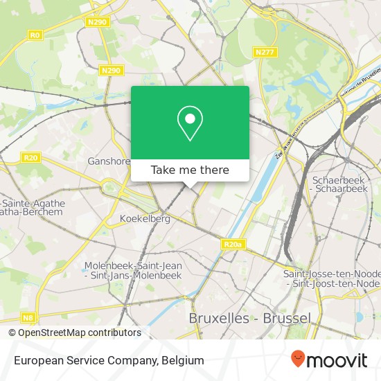 European Service Company map