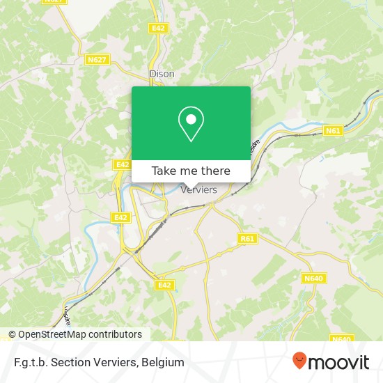 F.g.t.b. Section Verviers map