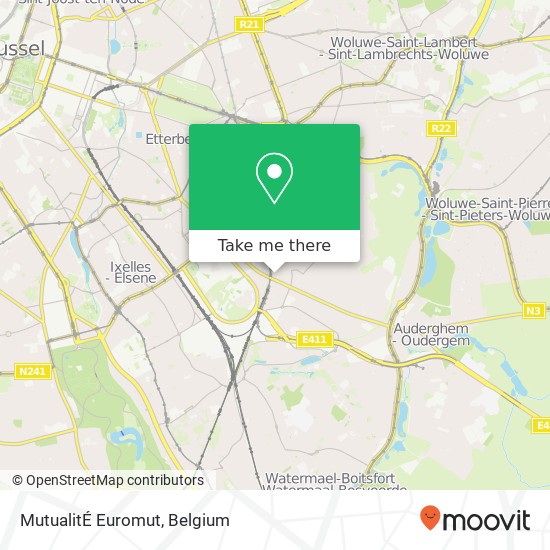 MutualitÉ Euromut map