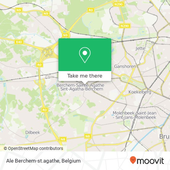 Ale Berchem-st.agathe map