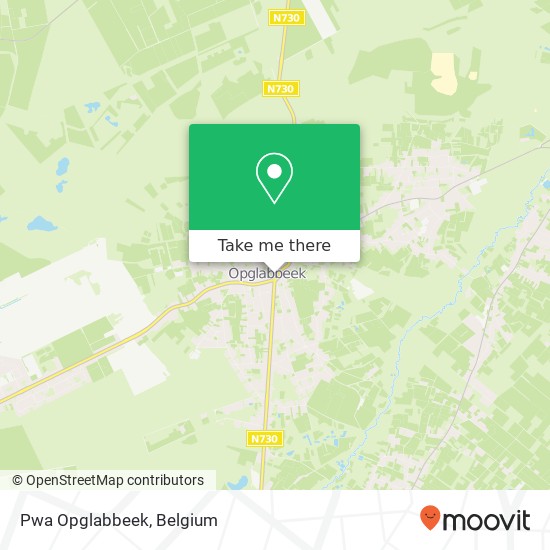 Pwa Opglabbeek map