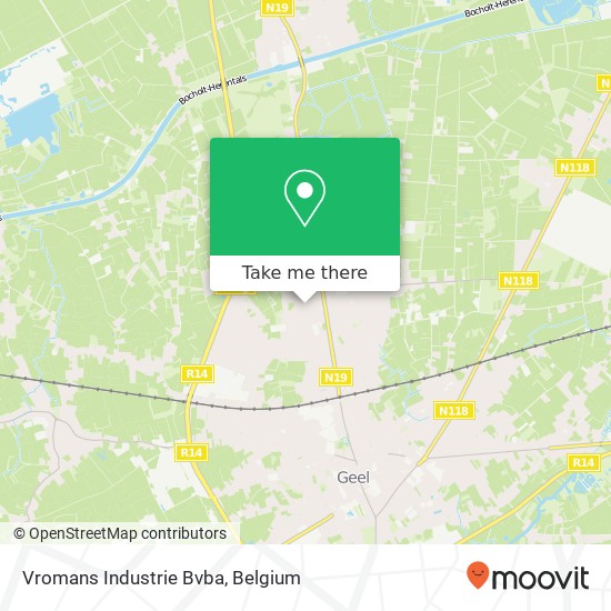 Vromans Industrie Bvba map