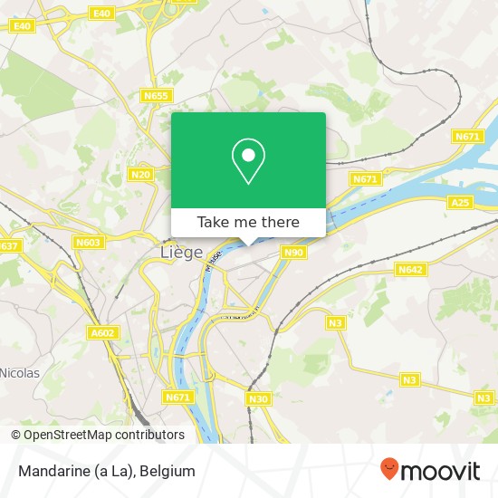 Mandarine (a La) map