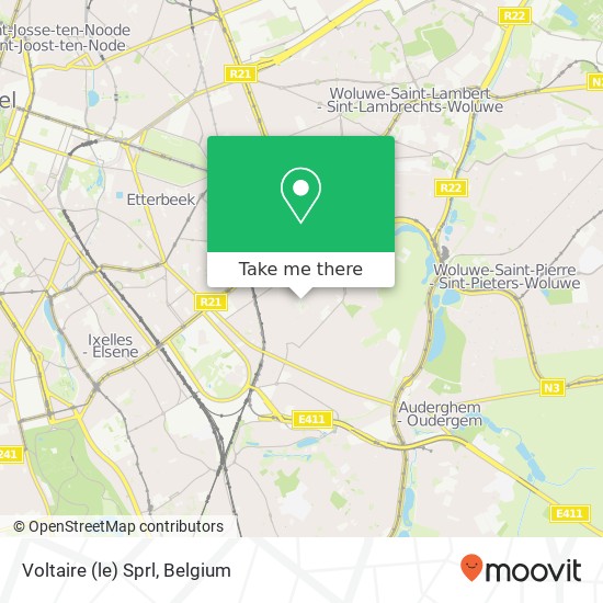 Voltaire (le) Sprl map