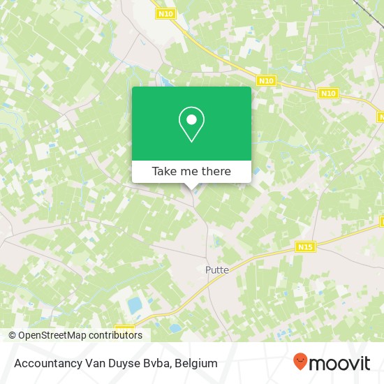 Accountancy Van Duyse Bvba map