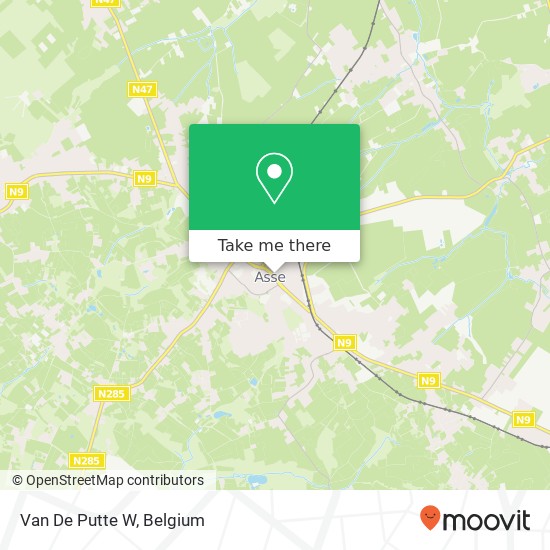 Van De Putte W map