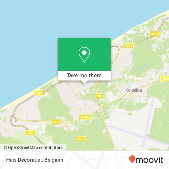 Huis Decoratief map