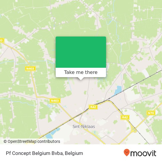 Pf Concept Belgium Bvba map