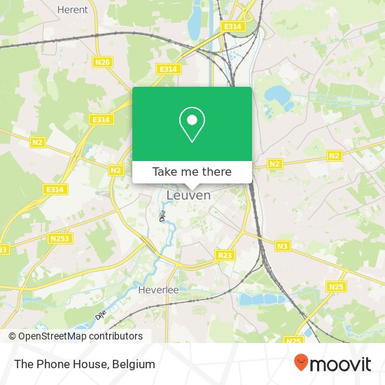 The Phone House map