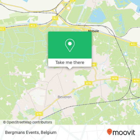 Bergmans Events map